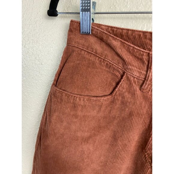 Poetry Womens Corduroy Pants Rust Brown size 4 Slim straight Capsule Neutral - Picture 11 of 16